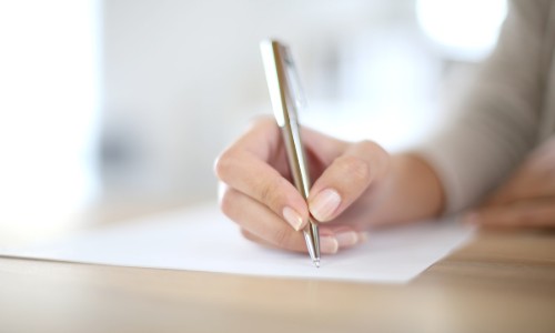 CareerinReview Woman writing her Career in Review