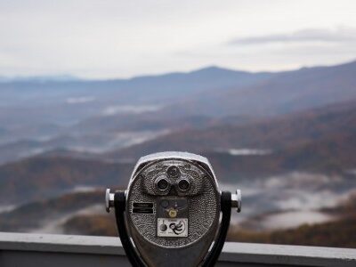 Binoculars used for a job search
