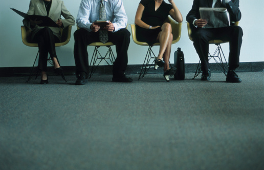 Businesspeople in Waiting Room